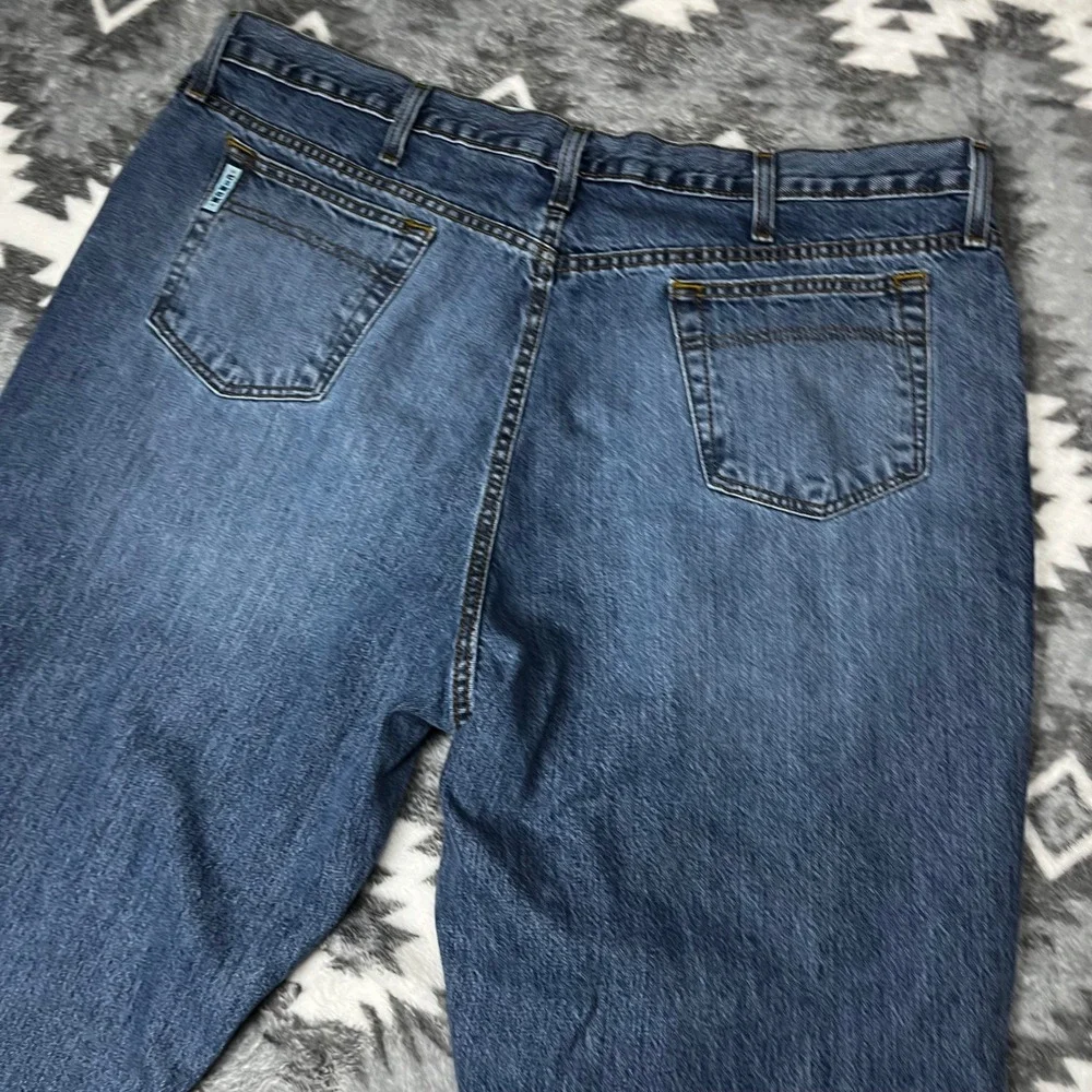Cinch White Label Mens Blue Jeans Medium Wash Straight Leg Denim 42x32